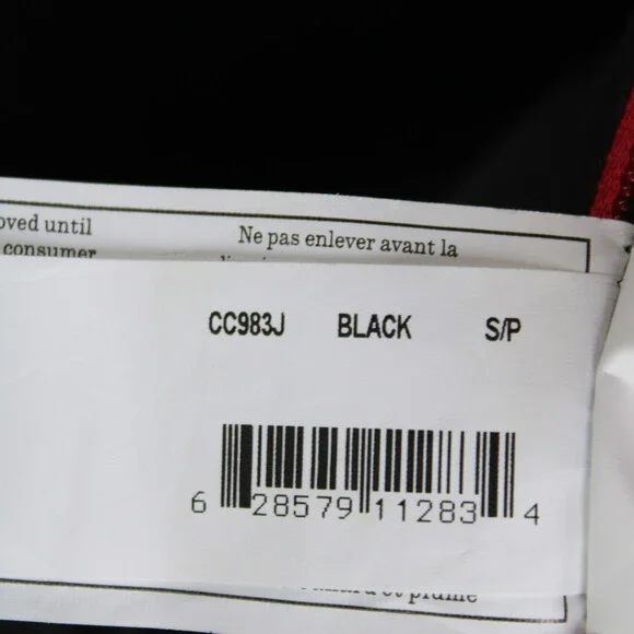 Cardinal of Canada NWT Polyester Blend Down Coat Size Small US In Solid Black